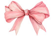 © Oksana_Latysheva - Pink bow watercolor illustration  isolated on transparent background