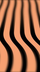 Wall Mural - waving lines animated background with depth of field. smooth waving abstract lines motion graphics b