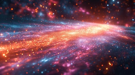 Hyper space speed multiverse abstract background