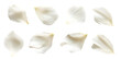 © Oksana_Latysheva - Collection of soft white flower petals isolated on transparent background