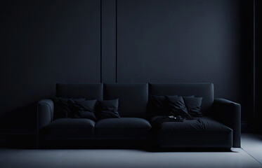 Poster - contemporary, elegant sofa