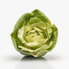 Wall Mural - Vegetable on a Plain White Background