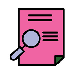 Sticker - Case Cases Check Filled Outline Icon