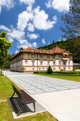 Canvas Print - Luhacovice, picturesque spa town in Southern Moravia, Czech Republic