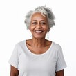 © Made360 - Portrait of a smiling elderly African American woman suitable for health and lifestyle industries