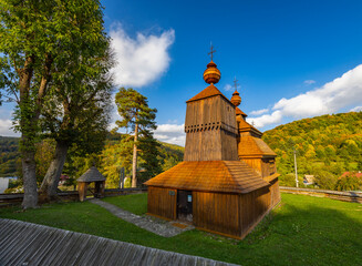 Sticker - Church of Saint Nicholas, UNESCO site, Bodruzal, Slovakia