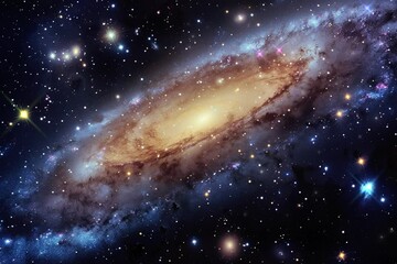 galaxy in space galaxy nebula cosmos background