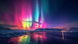 © David - Northern Lights: Earth's polar skies become a canvas for celestial harmony as the Aurora Borealis dances in a mesmerising display of vibrant colours.
