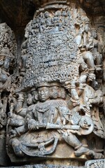 Wall Mural - Hoysaleswara temple, Halebidu , Karnataka, India