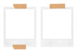 © genioatrapado - Empty Polaroid photo frames on transparent background