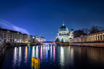 Wall Mural - View of Spree river and Berlin Cathedral in Berlin, Germany