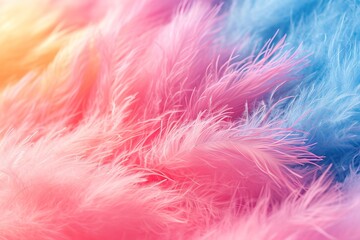 Wall Mural - fuzzy pink blue yellow background gradient