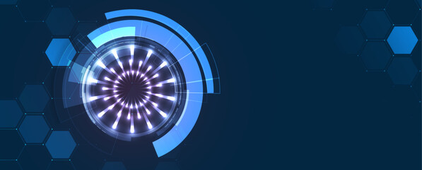 Abstract vector background. Futuristic technology style. Elegant background for business tech presentations.