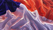 Serbia Flag for olympic games, elegant wavy flowing silk fabric texture depicting luxury and fluidity.