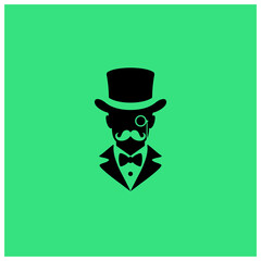 Sticker - mebtalist magician tuxedo lord monocle