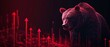 © png-jpeg-vector - Bear Market Banner Design, a banner representing the despair of cryptocurrency values in a bearish market , on a  background of a trade exchange with red arrow graphs .