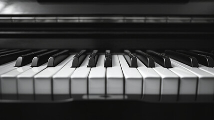 Minimalist shot highlighting the symmetry and balance of a piano's design