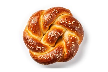 pretzel bread closeup