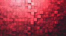 Abstract Pixelated Background In Red