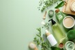 Skin care dispenser anti aging relaxing wellness spray beauty hack. Sauna flawless. Youthful skin eucalyptus massage oil foam bottle. chlorophyll cleanse message oil cleasner balm