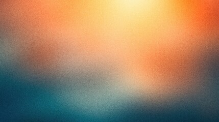Wall Mural - Grainy gradient reminiscent of sunlight on water's surface. Grainy gradients style, vintage noise, abstract background