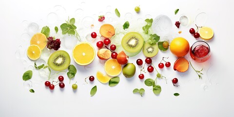 Sticker - fruit background