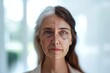 Aging inflammaging. Comparison young to old woman reduced quality of life. Less Wrinkles, pearl serum, dry skin treatment, lines through skincare, anti aging cream, empathetic and face lift