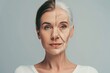 Aging skincare treatment. Young to old generation healthcare. Less Wrinkles, financial planning for senior, comparative analysis, lines through skin care, anti aging cream, warts and facial contouring