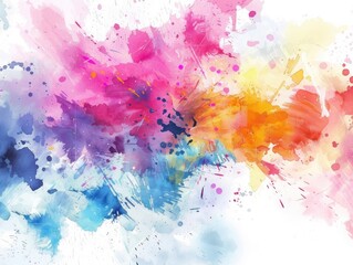 Wall Mural - Abstract artistic watercolor splash background