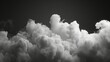 Abstract design of white powder cloud against dark background