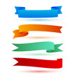 © starlineart - set of realistic ribbon band element banner design