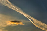Fototapeta Na ścianę -  Fancy clouds  in the sky at dawn