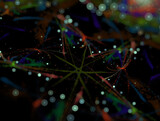 Fototapeta Kosmos - Imaginatory fractal abstract background Image