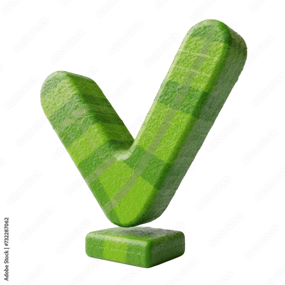 Green Check Mark Isolated on Transparent or White Background, PNG Stock ...