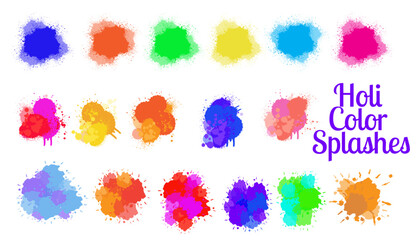 Wall Mural - colorful color splash holi vector