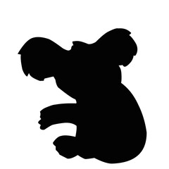 Canvas Print - Koala Silhouette 