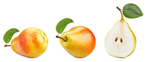 Sticker - Fresh organic pears isolated