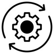 © Red Stripe - gear icon, cog wheel, engine circle,