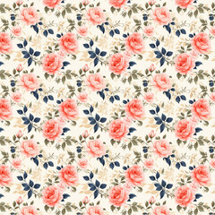  Minimalist Floral Seamless Pattern, Flower pattern, Seamless Pattern, Flowers, Colorful, Vintage flowers seamless pattern