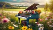 © Frantisek - piano and flowers