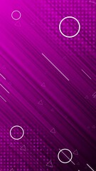 Wall Mural - speed line background. seamless looped pink colored diagonal moving lines and shapes motion backgrou