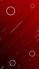 Wall Mural - speed line background. seamless looped red colored diagonal moving lines and shapes motion backgroun