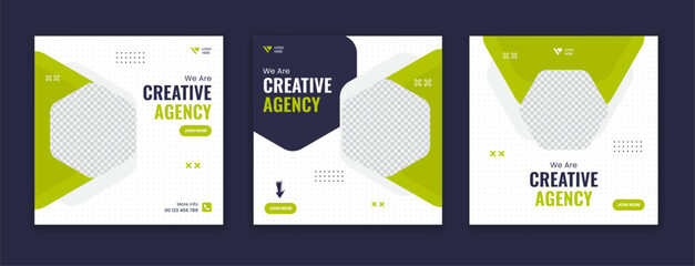 Wall Mural - Digital Marketing Agency social media post template. official Social media ads vector templates fully editable, advertising design, business and corporate social media post and web banner