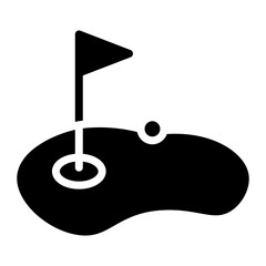 Sticker - Golf icon vector image. Can be used for Luxury.