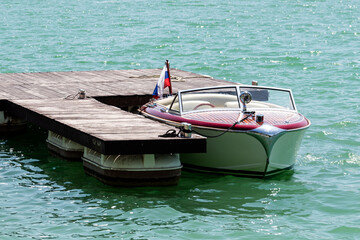 Boat on the last pier