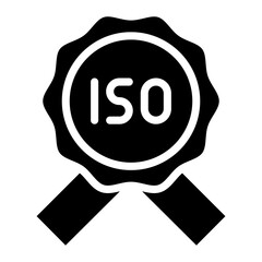 Wall Mural - ISO Certification icon vector image. Can be used for Mass Production.