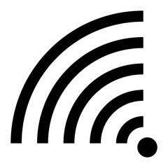 Poster - WiFi Signal icon vector image. Can be used for Remote Working.