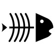 Fish Bone icon vector image. Can be used for Fish and Seafood.