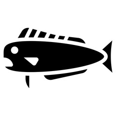 Poster - Mahi mahi icon vector image. Can be used for Fish and Seafood.