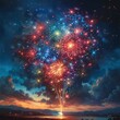 Celebrate the New Year with a BANG!, Ring in the New Year with a Firework Extravaganza Generative AI